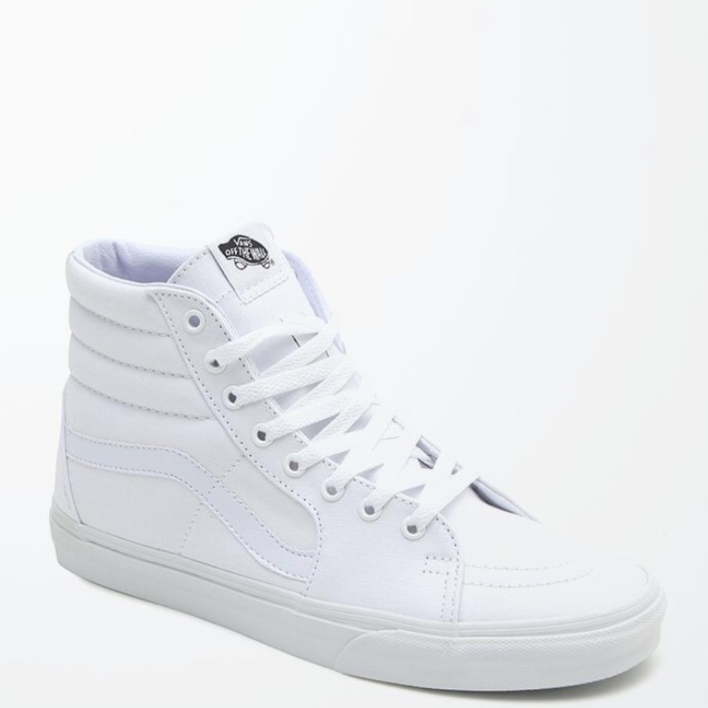 White Hightop Vans 6.5W